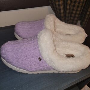 Sketchers Purple Women's Slide On Shoes